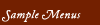 Sample Menus